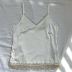 WHBM Satin laced camisole